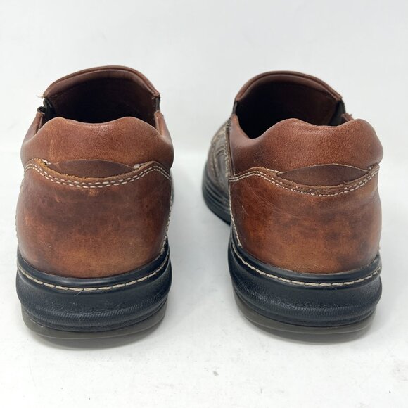 Johnston & Murphy Colvard Moc Toe Venetian 10.5 Shoes Leather Loafers 25-1073 - Picture 11 of 13